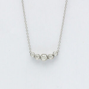 TIFFANY Silver Diamond Necklace